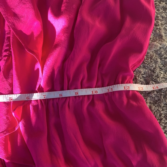 Off the shoulder Fuchsia dress - Picture 5 of 6